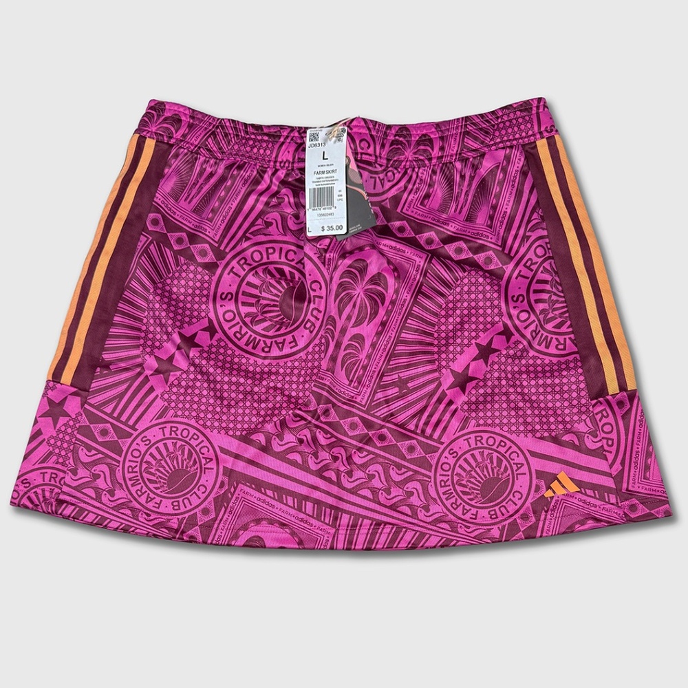 Adidas‎ x Farm Sportswear Skirt - NWT Womens Large Fuchsia / Red - #44761-F4